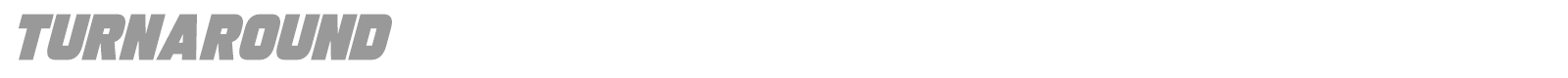 Turnaround font preview
